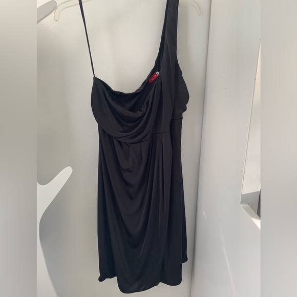 ruby rox one shoulder dress Ruby Rox One Shoulder Dress in Blue and Black